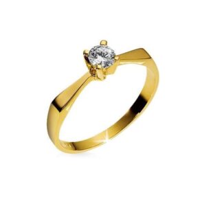 lady diamant ring med 4 grabber