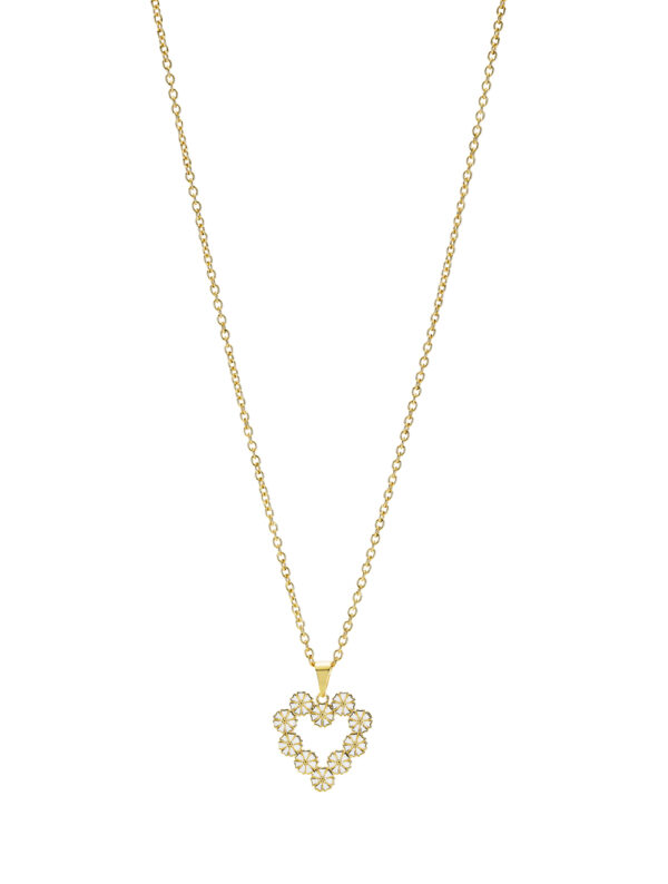 MARGUERIT-COLLIER-MED-VEDHAENG-HJERTE-10X5MM-FORGYLDT-45CM-925-902251-M-3017