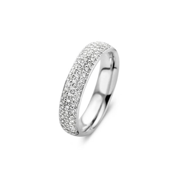 Spirit icons ring vivendi i sølv med klare zirkonia sten 51281