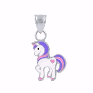 G&S Design børne halskæde enhjørning i sølv 1934