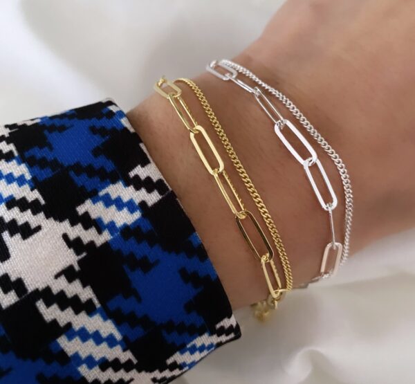 8965 Seville jewelry armbånd sølv - forgyldt