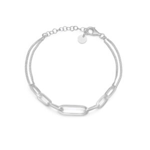 Seville Jewelry armbånd i sølv 8966 chunky sølv armbånd