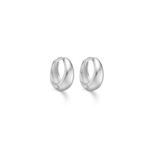 chunky hoops Seville Jewelry creoler 12mm i sølv 11416