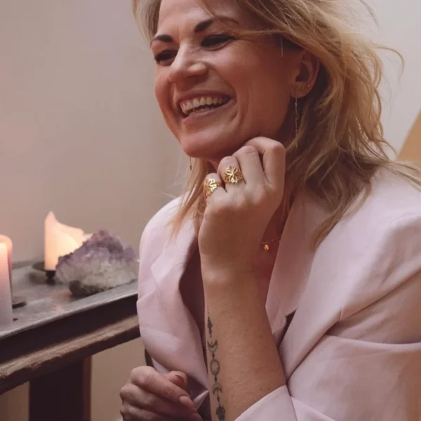 Mie Moltke x Izabel Camille lotus ring forgyldt a4172gs - Image 3
