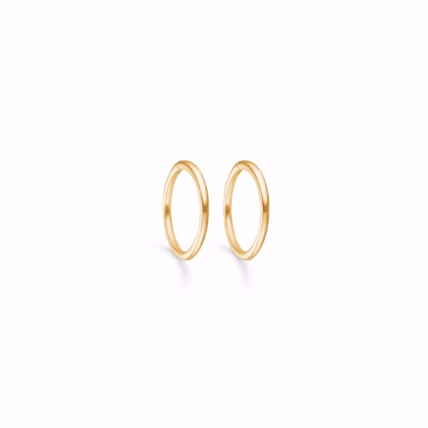 G&S Design forgyldte creoler 12mm - 11190/F