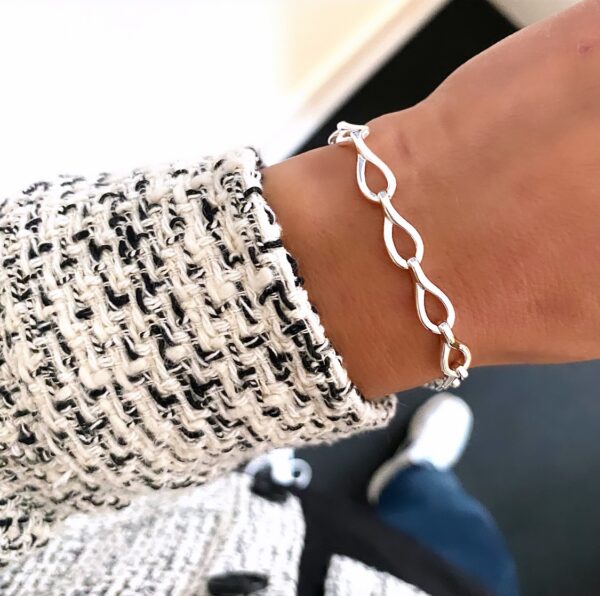 Guld & Sølv Design armbånd i sølv 8963 - Image 2