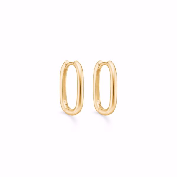 Seville Jewelry link øreringe i forgyldt 11446/F