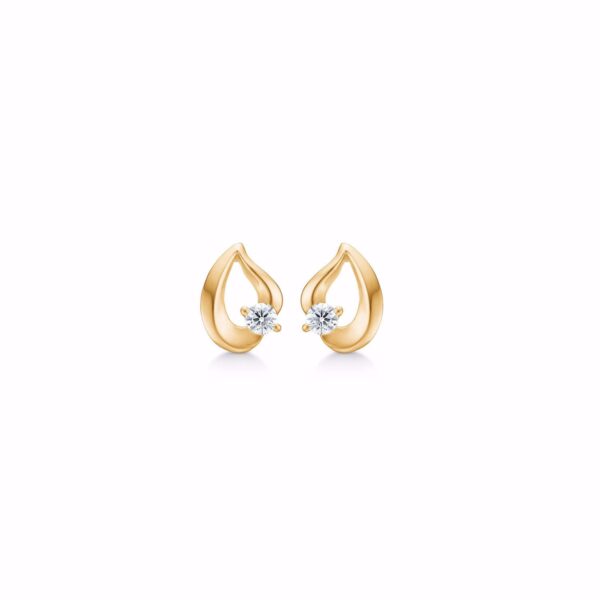 Guld & Sølv Design 8kt guld ørestikker 5661-08