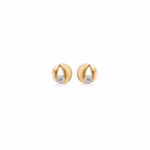 Guld & Sølv Design 8kt guld ørestikker 5664/08