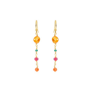 Susanne Friis Bjørner farverige øreringe 5669-2-581