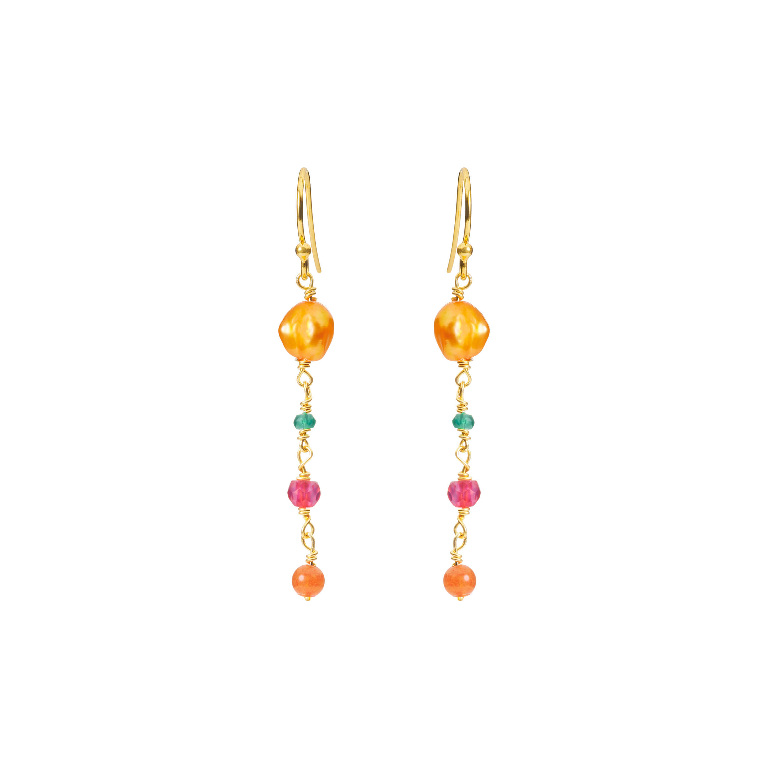 Susanne Friis Bjørner farverige øreringe 5669-2-581