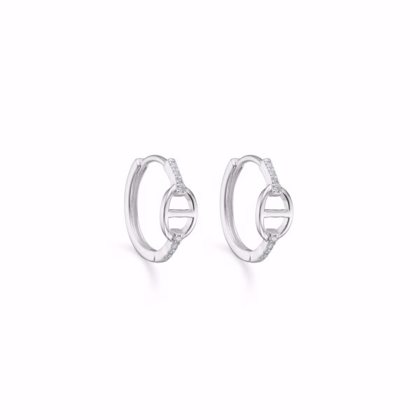 Seville Jewelry 14mm sølv creoler 11505