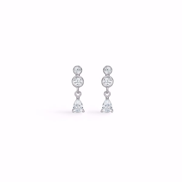 Seville Jewelry zirkonia sølv øreringe 11502