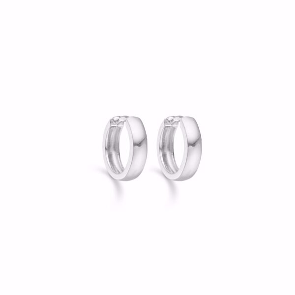 Sølv creoler 12,5mm - Guld & Sølv Design 11471