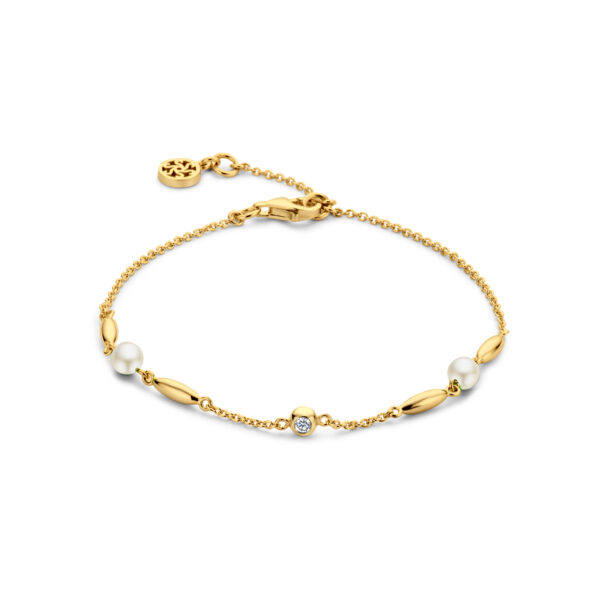 Spirit Icons forgyldt perle CORNELIA armbånd 20502