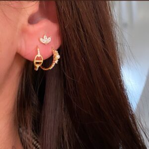 Seville Jewelry 14mm forgyldte creoler 11505/F