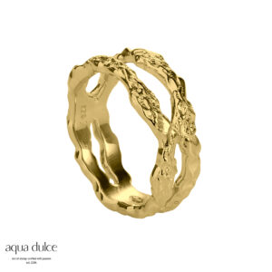 Aqua Dulce ring MILA forgyldt 4675