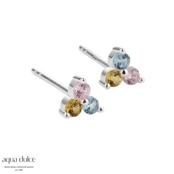 Aqua Dulce GUNNVA PASTEL ørestikker sølv 5284