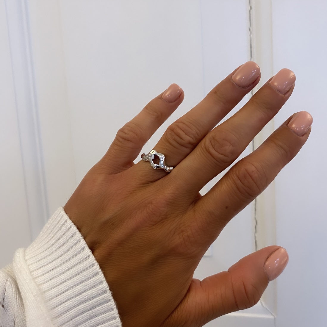 Seville Jewelry sølv ring med zirkonia sten 2655 - Billede 2