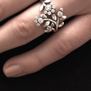 Rabinovich - Adorable Lace ring i forgyldt sølv m. zirkonia - 64920370