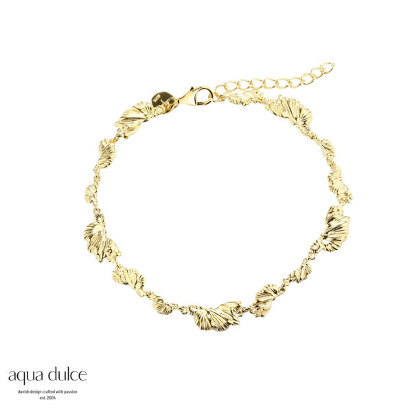 Aqua Dulce KOI armbånd forgyldt sølv 5621
