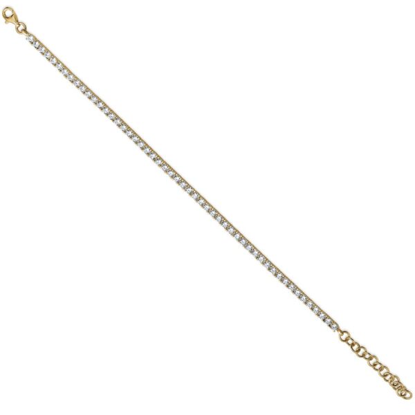 Tennisarmbånd 8kt guld - Guld & Sølv Design 9277/08