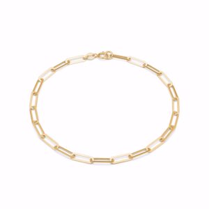 Link armbånd i 8 kt guld – Guld & Sølv Design