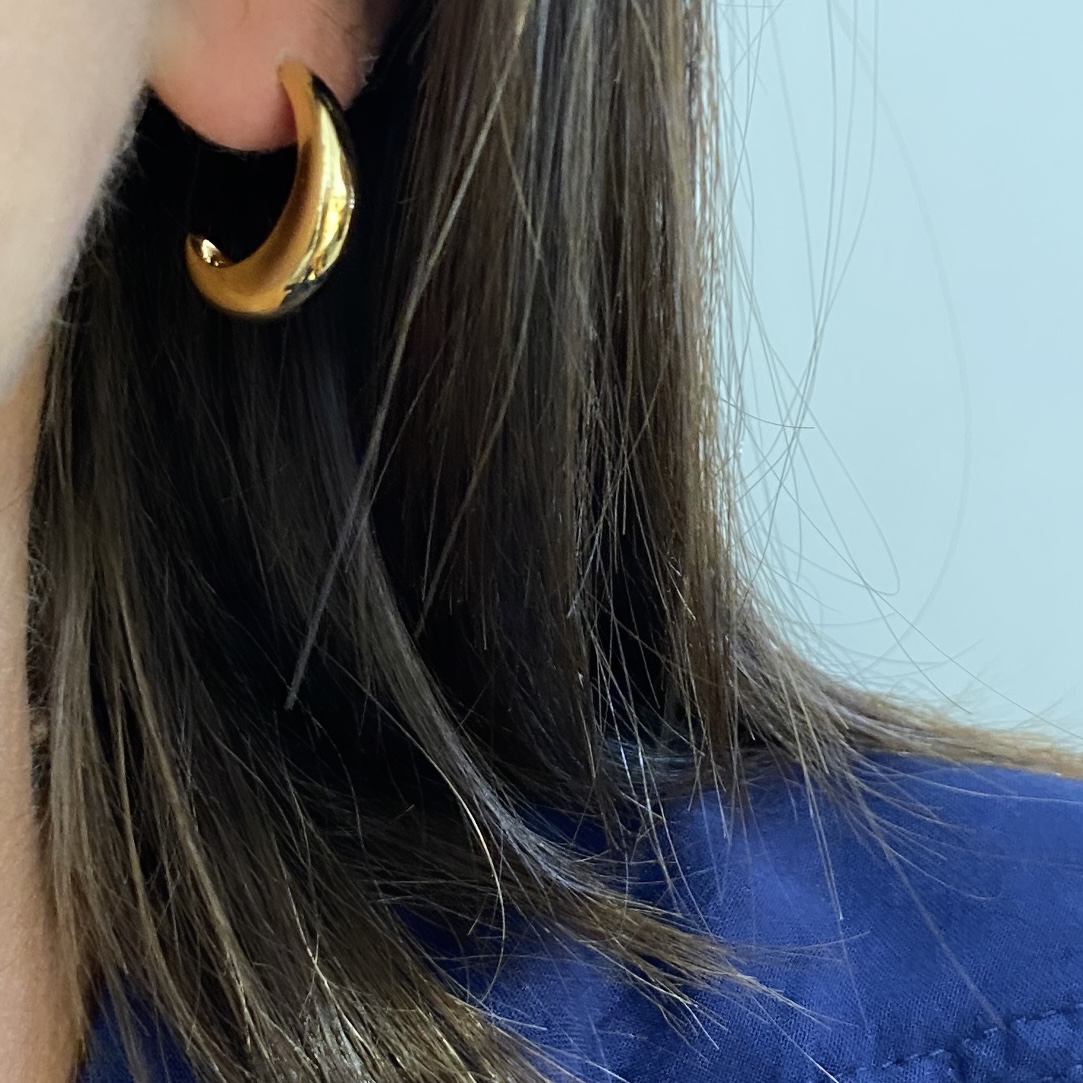 Seville Jewelry - GIA MEDIUM øreringe forgyldt 11564/F - Billede 2