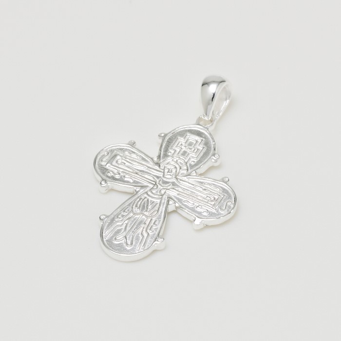 Dagmar kors vedhæng sølv/forgyldt 24mm x 16mm - 30016