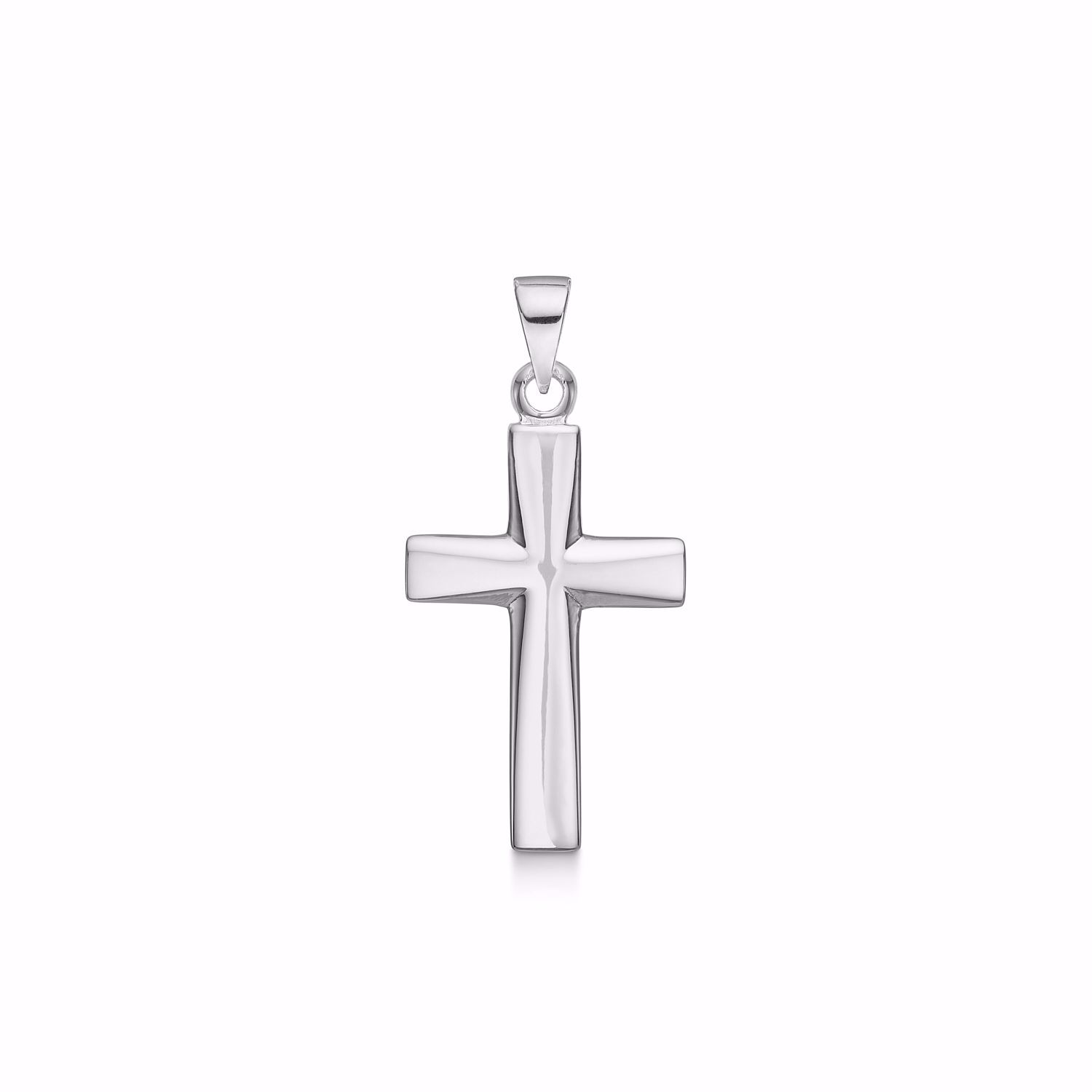 Kors vedhæng 20mm x 13mm i sølv - Guld & Sølv Design 30054