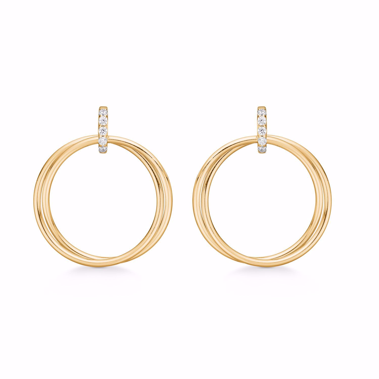 Seville Jewelry cirkel øreringe 2028/1/F