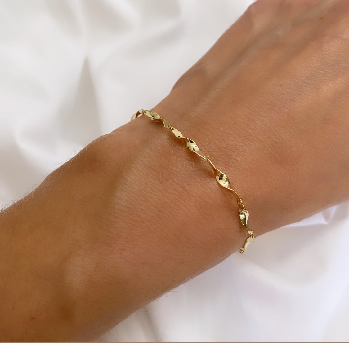 Guld & Sølv Design 8kt guld armbånd 9249/08 - Billede 2
