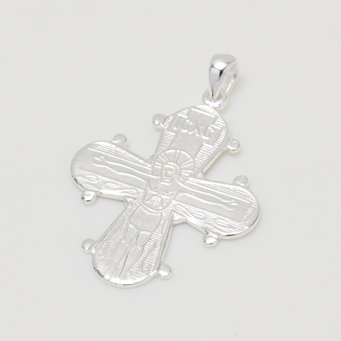 Dagmar kors vedhæng m. fadervor sølv 29mm x 20mm - 30018