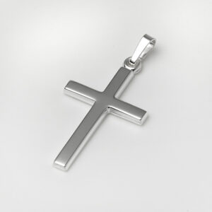 G&S Design kors vedhæng sølv 24,5mm x 16mm - 30046