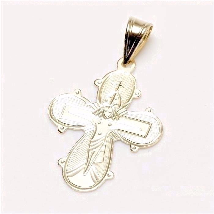 Dagmarkors i guld 2,9 x 1,7cm - 7005