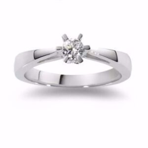 Diamant ring 14 kt rødguld og hvidguld 0,04 - 0,52 - Diamond Star ombytningsserie