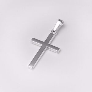 G&S Design kors vedhæng sølv 20mm x 13mm - 30045