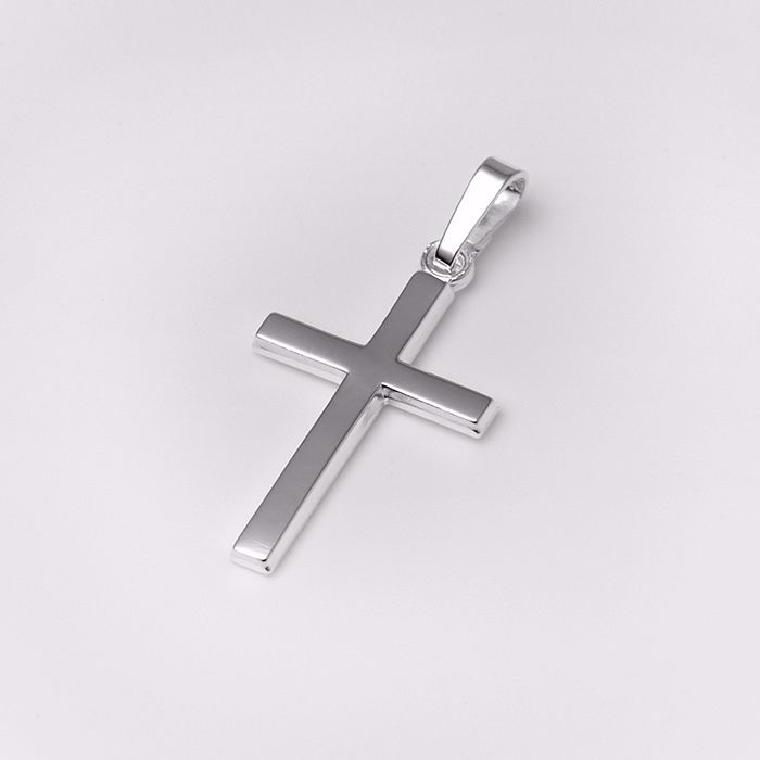 G&S Design kors vedhæng sølv 20mm x 13mm - 30045