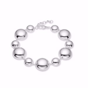Sophia armbånd i sølv med kugler - Guld & Sølv Design 81031