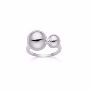 Kugle ring i sølv - SOPHIA - Guld & Sølv Design 2049/2