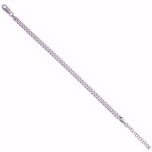 Panser armbånd 1,2mm sølv - Seville Jewelry 8947