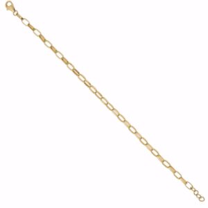 8 karat guld armbånd med aflange led