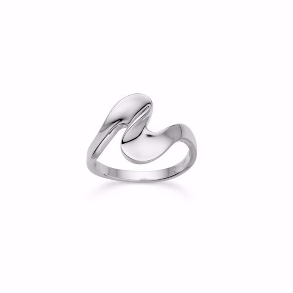 Sølv ring i bølget design - Guld & Sølv Design 2048/2