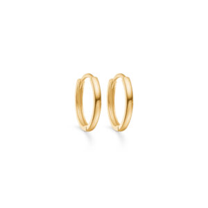G&S Design 8kt guld creoler 15mm x 1,5mm - 5630/08