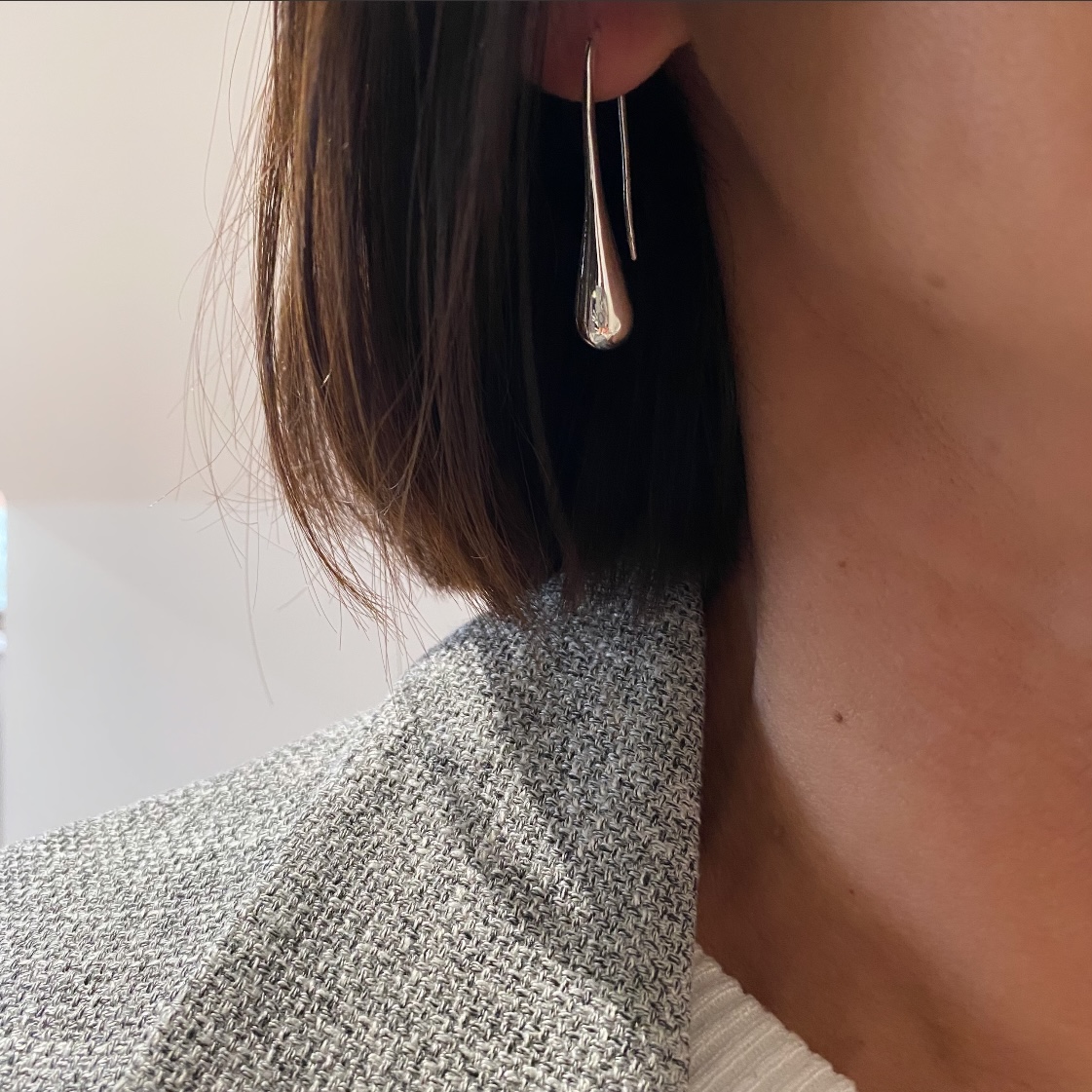 Sophia dråbe øreringe i sølv 2058/1 - Billede 2