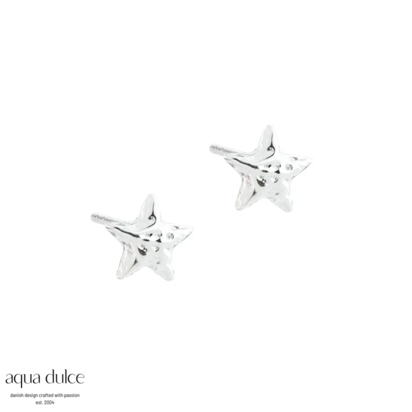 Aqua Dulce ASTRA STAR øreringe i sølv 5911