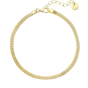 Aqua Dulce FLATA armbånd forgyldt sølv 6276