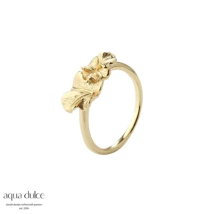 Aqua Dulce FOLIO ring forgyldt sølv 6192