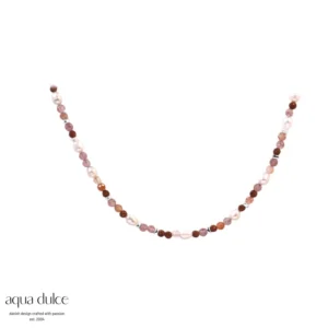 Aqua Dulce PEACHY perle halskæde sølv 6251
