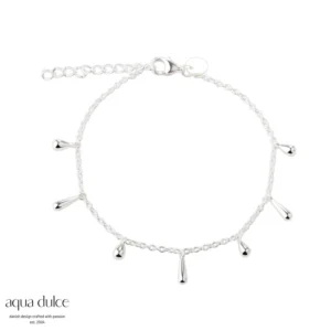 Aqua Dulce SHINY DROP armbånd i sølv 6179